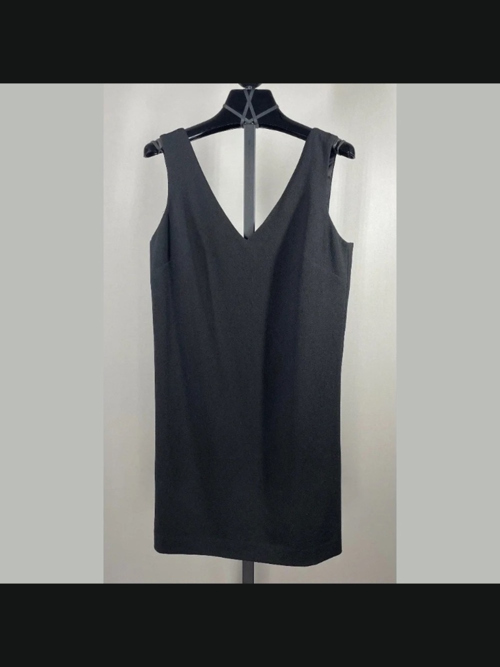 Trina Turk Dress Womens 6 black shift sheath straight designer cocktail glam